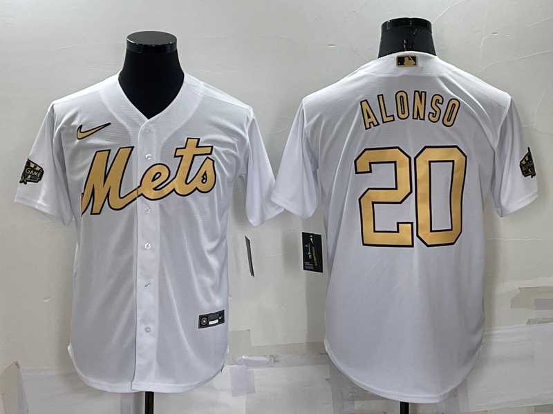 New York Mets #20 Pete Alonso White 2022 All Star Stitched Cool Base Nike Jersey,We sell and wholesale New York Mets #20 Pete Alonso White 2022 All Star Stitched Cool Base Nike Jersey on line form chian!